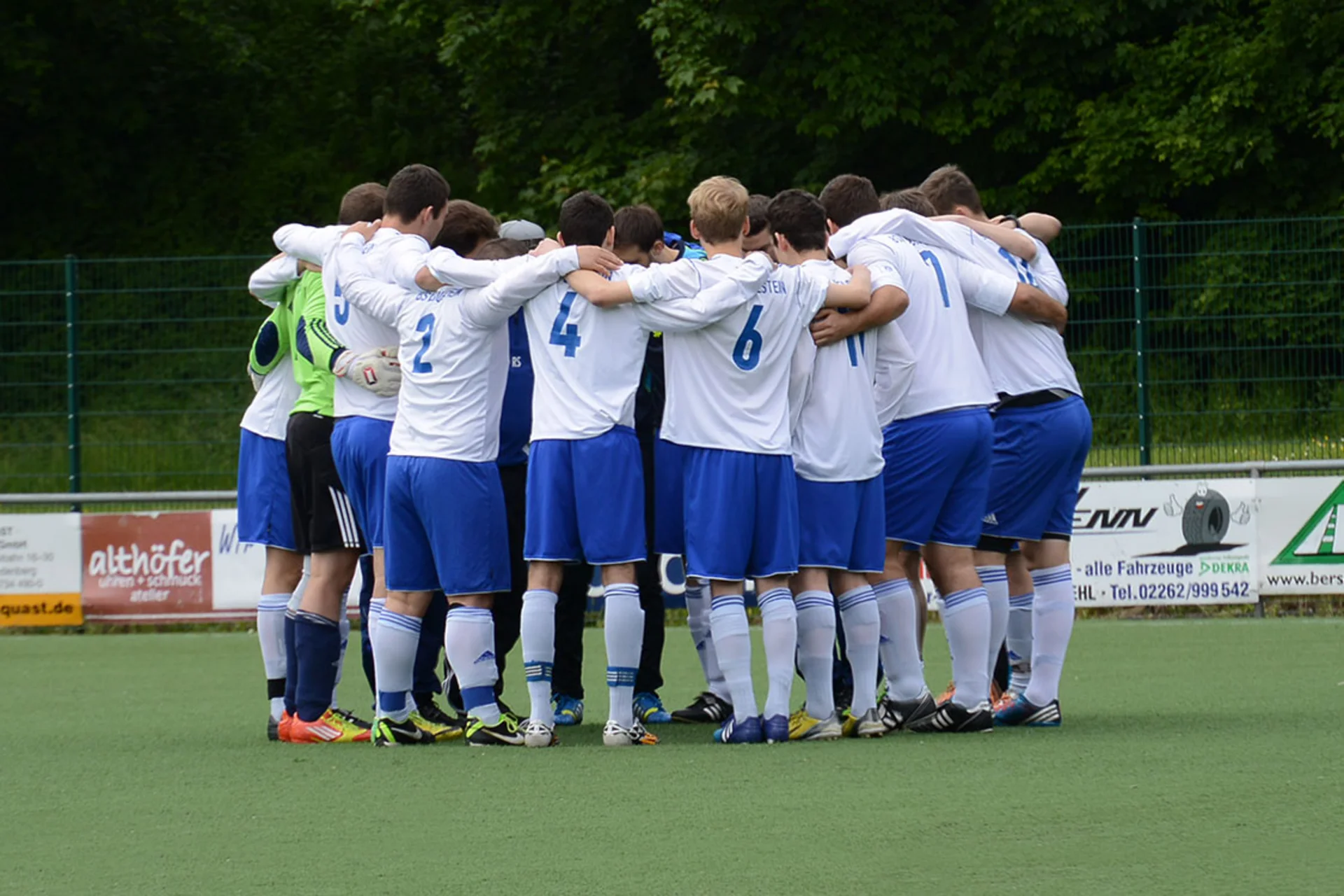Verdienter Sieger: die Erste präsentierte sich wieder einmal als verschworener Haufen