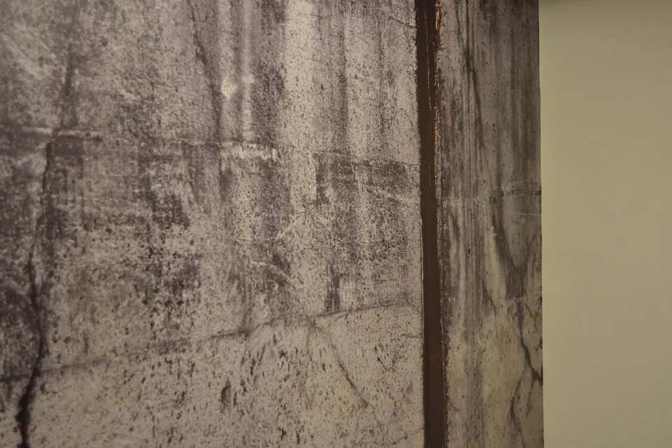 Risse in der Wand? Der Flurbereich versetzt den Besuchern mit einer optischen Täuschung einen kurzen Schock Risse in der Wand? Der Flurbereich versetzt den Besuchern mit einer optischen Täuschung einen kurzen Schock