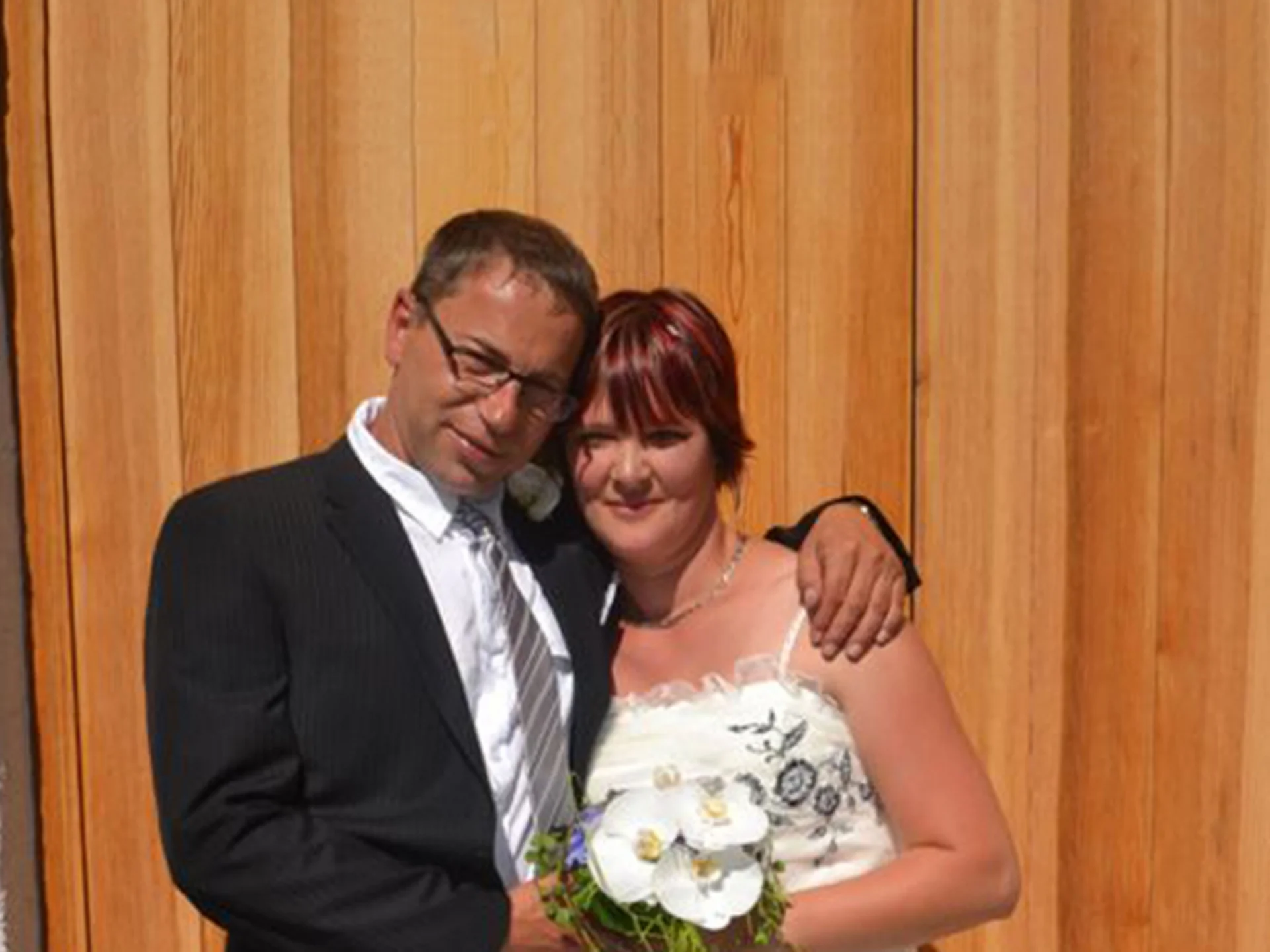 Reiner und Katrin gaben sich in einer romantischen Zeremonie in Österreich das Ja-Wort