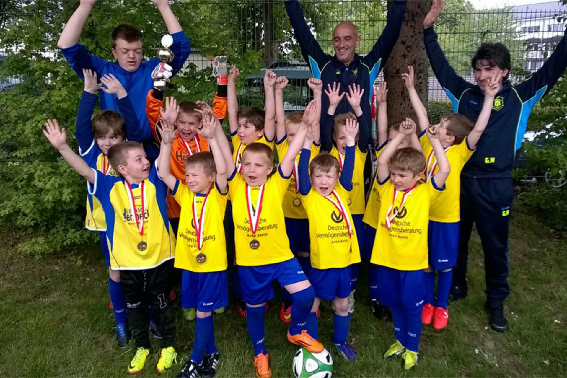 Beim Sportfest in Drabenderhöhe erkämpften sich unsere Bambinis den dritten Platz