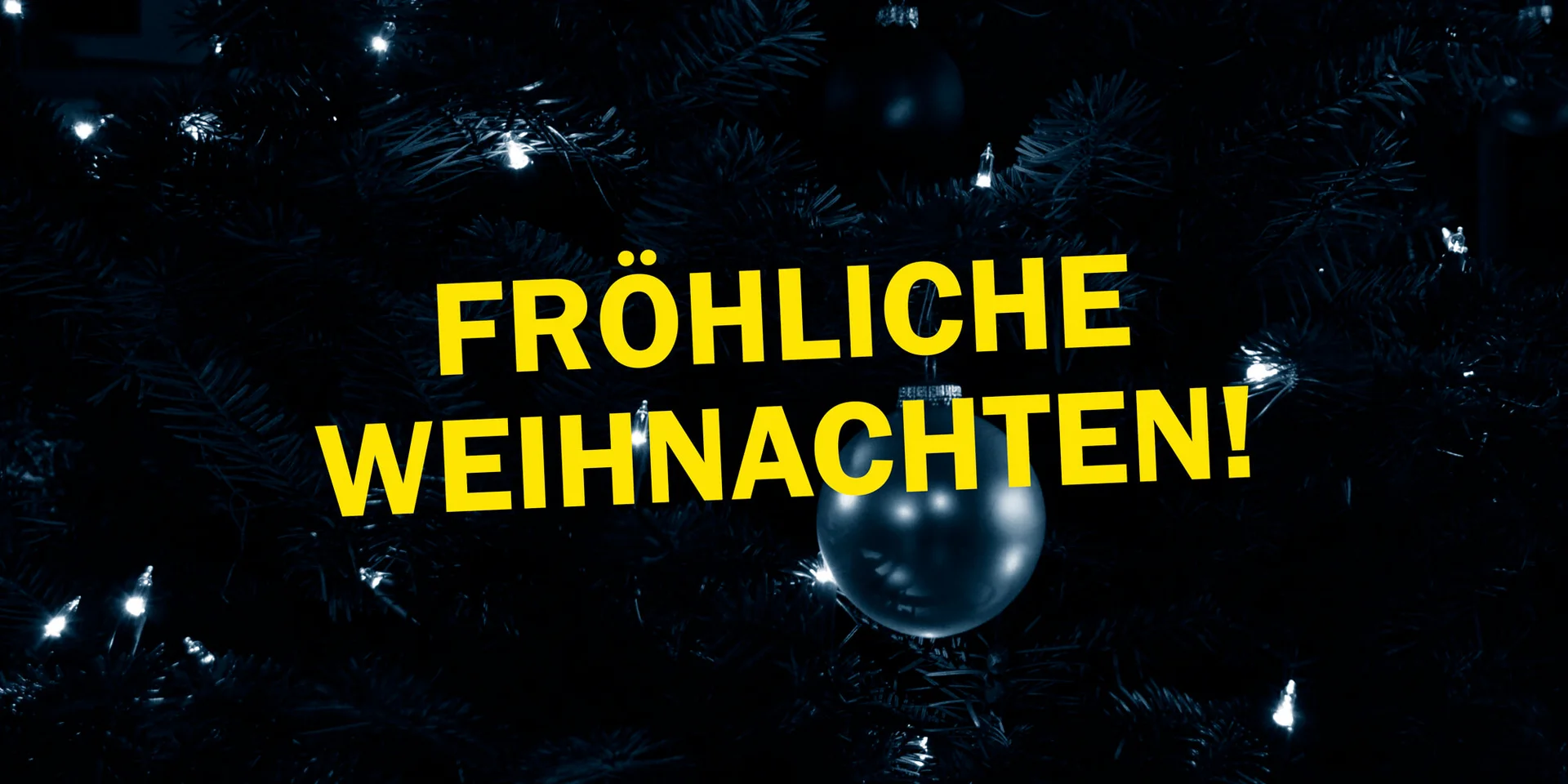 Wir wünschen euch fröhliche Weihnachten im Kreise eurer Liebsten