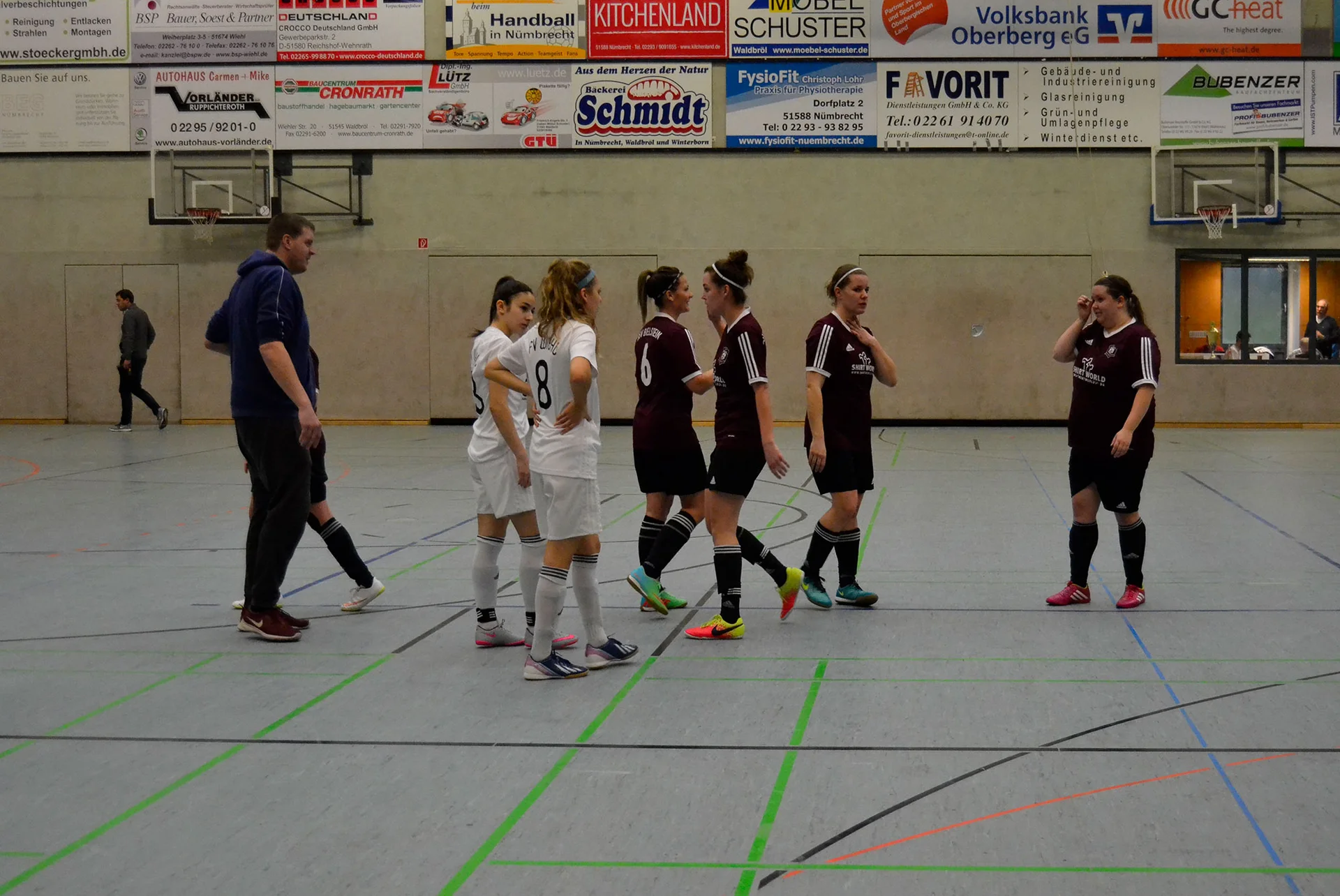 Bielsteiner Damen bei der Hallenkreismeisterschaft 2018 in Nümbrecht