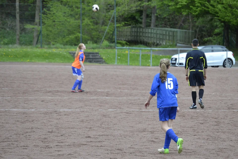 Wollte den Ball zwischendurch ein paar mal jonglieren: Ronja Bestgen Wollte den Ball zwischendurch ein paar mal jonglieren: Ronja Bestgen