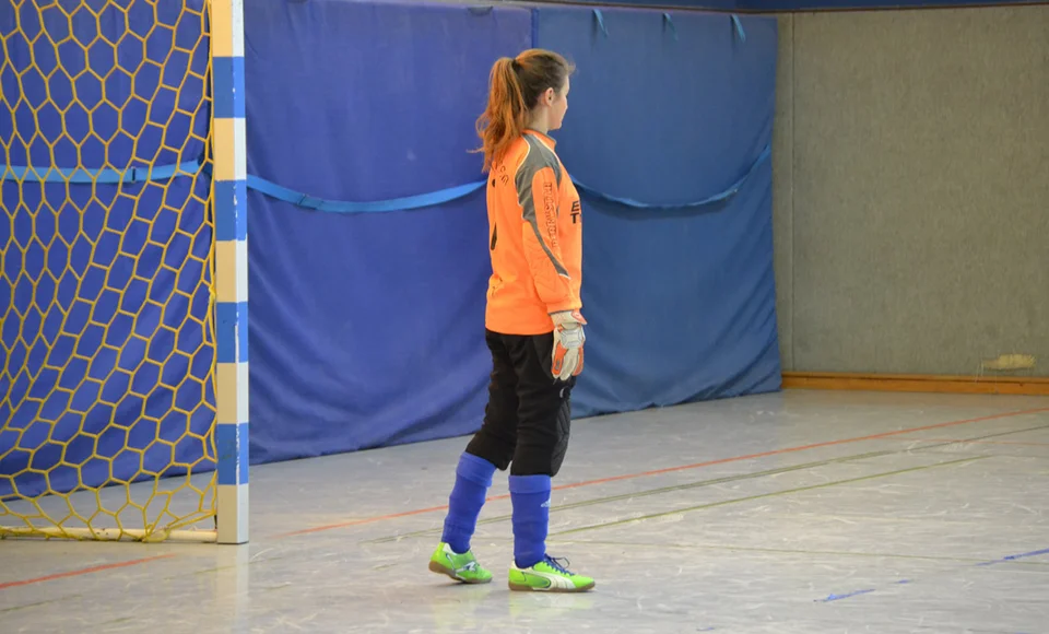 Eugenie hatte wenig zu tun, war aber immer zur Stelle, falls mal was auf's Tor kam