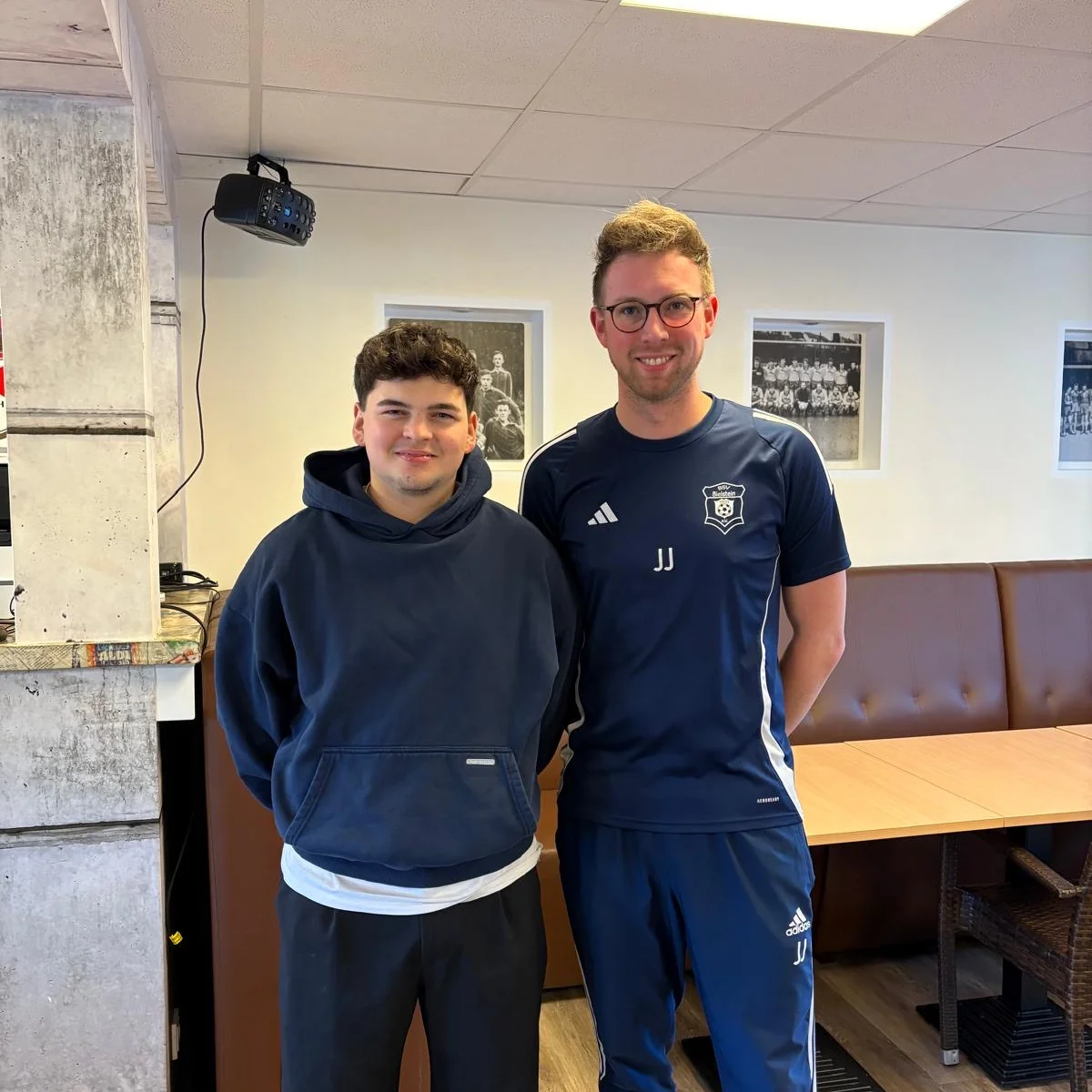 ... sowie Rückkehrer Elias Krestel Elias Krestel und Jan-Lukas Jonen