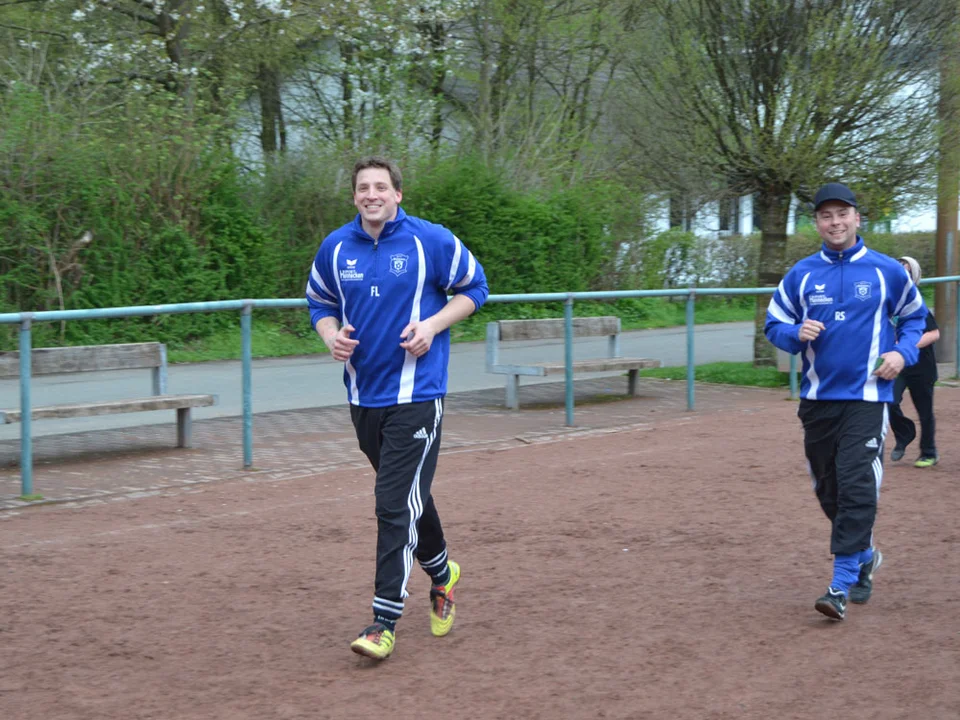 Florian Last und Ronnie Schmidt ist die Belastung nicht anzumerken