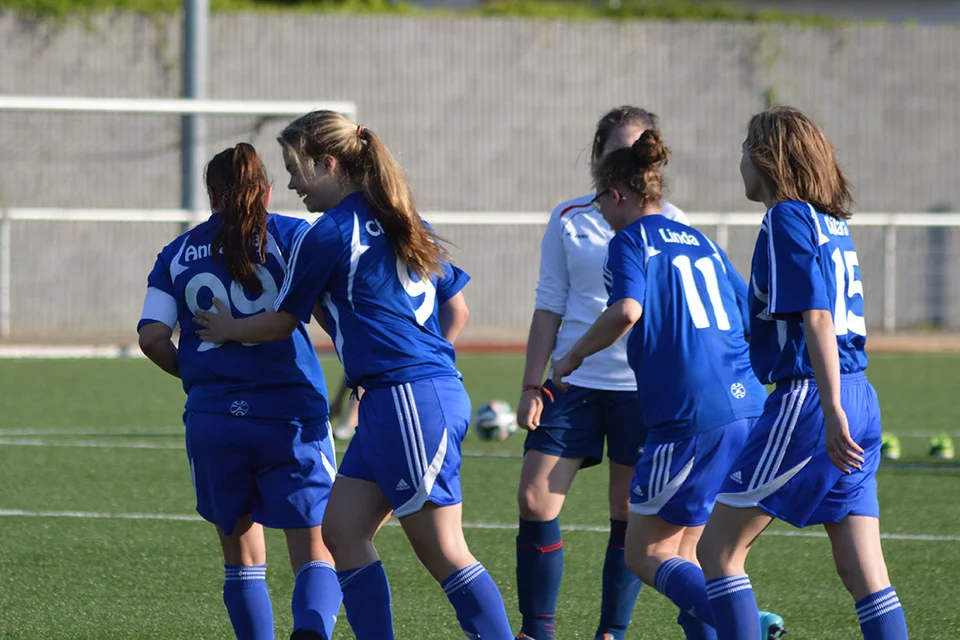 Jubel bei Bielstein: Annalena Müllenmeister, Christin Siegmund, Linda Nickel und Alicia Karsten Jubel bei Bielstein: Annalena Müllenmeister, Christin Siegmund, Linda Nickel und Alicia Karsten