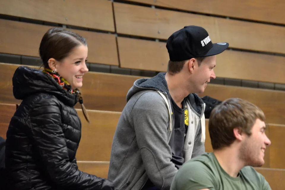 Bis zum Schluss da: Jacqueline Weißenfels, André Kühn und Fabian Seinsche Bis zum Schluss da: Jacqueline Weißenfels, André Kühn und Fabian Seinsche