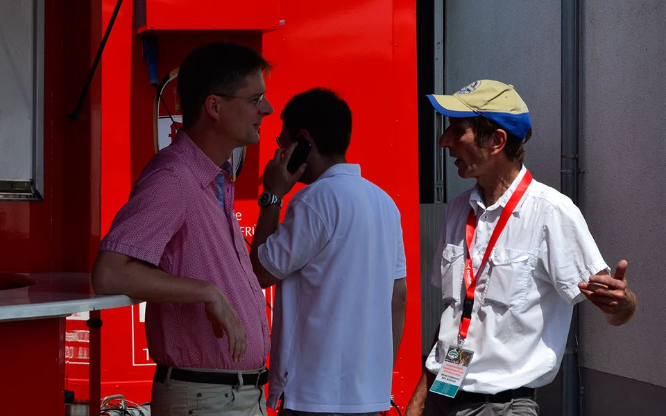 ... und Michael Schell mit Alfred Lindemann ... und Michael Schell mit Alfred Lindemann