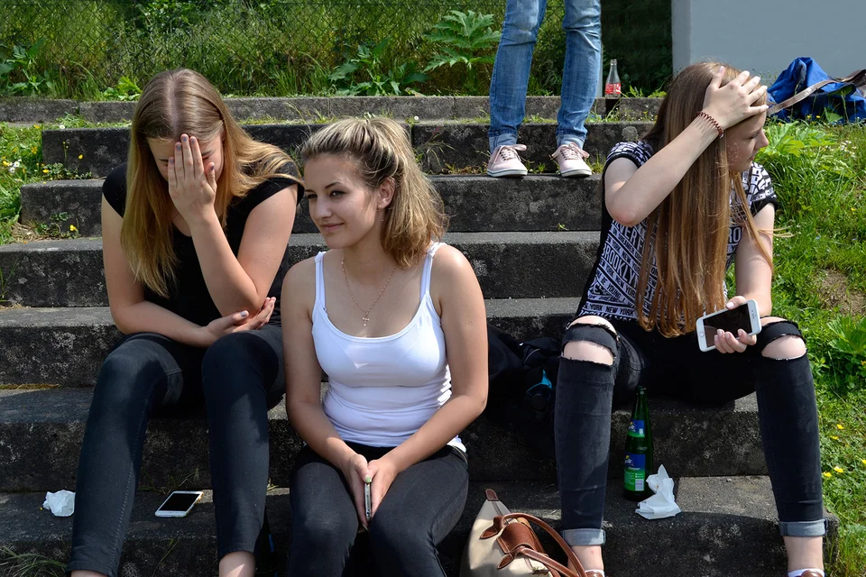 Zufrieden mit dem, was sie sahen: Cora Poschmann, Eugenie Sawinkin, Lea Roos von den U17 Juniorinnen Zufrieden mit dem, was sie sahen: Cora Poschmann, Eugenie Sawinkin, Lea Roos von den U17 Juniorinnen