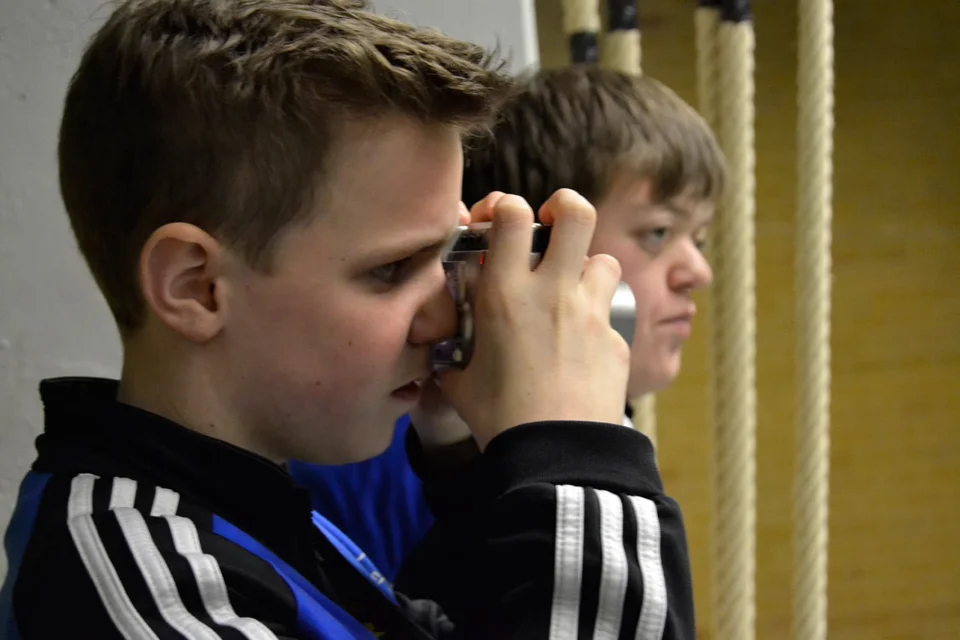 Einer der drei Kameramänner des heutigen Abends: Lukas Burkhardt Einer der drei Kameramänner des heutigen Abends: Lukas Burkhardt