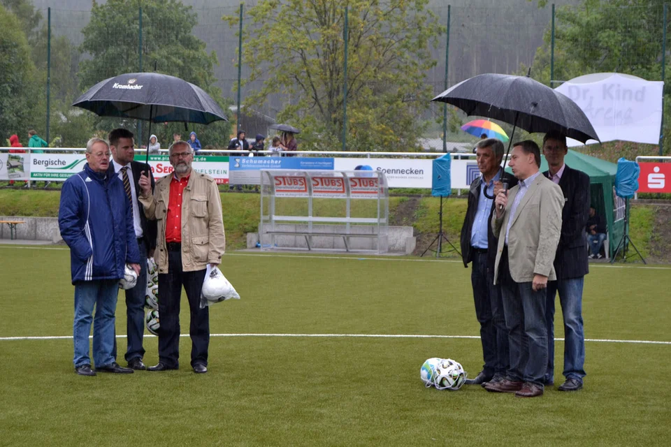 ... von Kreisdirektor Jochen Hagt, der es sich nicht nehmen ließ, in Bielstein vorbeizuschauen