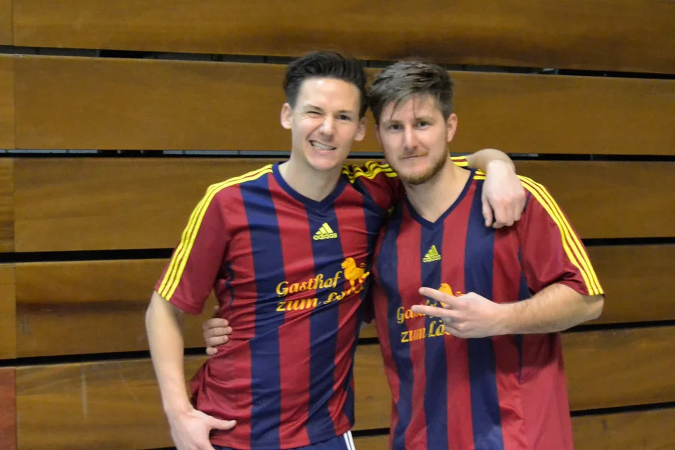 Mit Spaß dabei: Jared Jörgens und Sascha Heinrichs ... Mit Spaß dabei: Jared Jörgens und Sascha Heinrichs ...