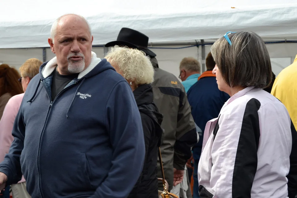 Gehörte zu den ersten Gästen: das Ehepaar Funken