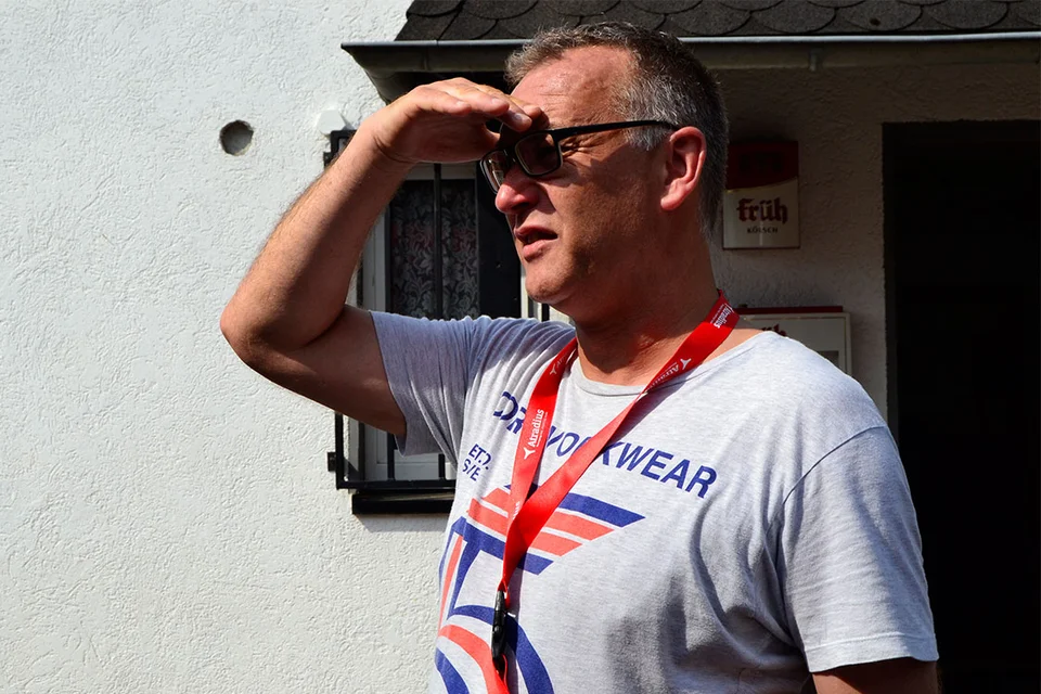 Alles im Blick: Thomas Rothe, einer der Organisatoren der Veranstaltung Alles im Blick: Thomas Rothe, einer der Organisatoren der Veranstaltung