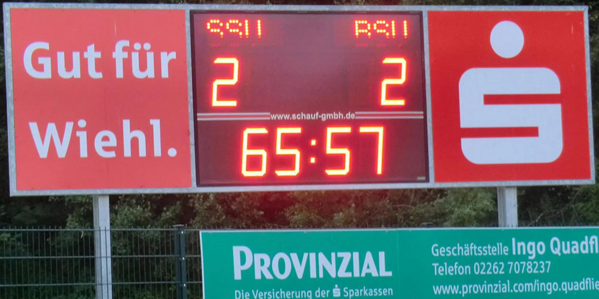 Nach aberwitzigen 65 Minuten schaffte die Erste die Sensation und rang dem SSV einen Punkt ab