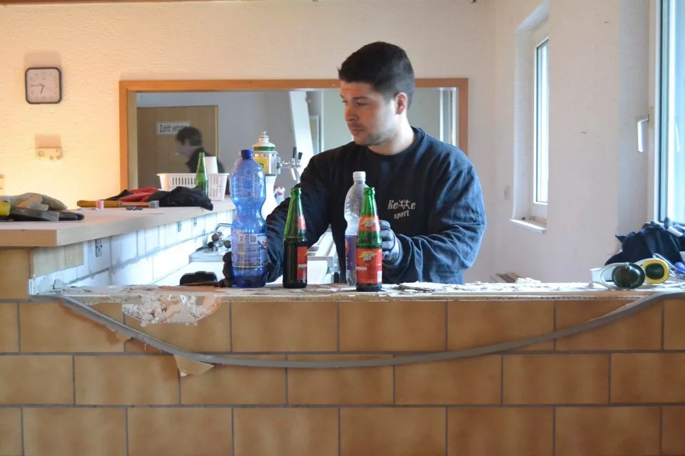 War für's Aufräumen verantwortlich: Christopher Pethe War für's Aufräumen verantwortlich: Christopher Pethe