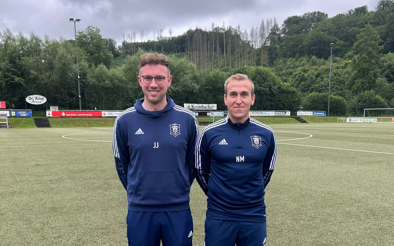 ... wie das Trainerteam der Zweiten Herren Jan-Lukas Jonen und Nils Marschall