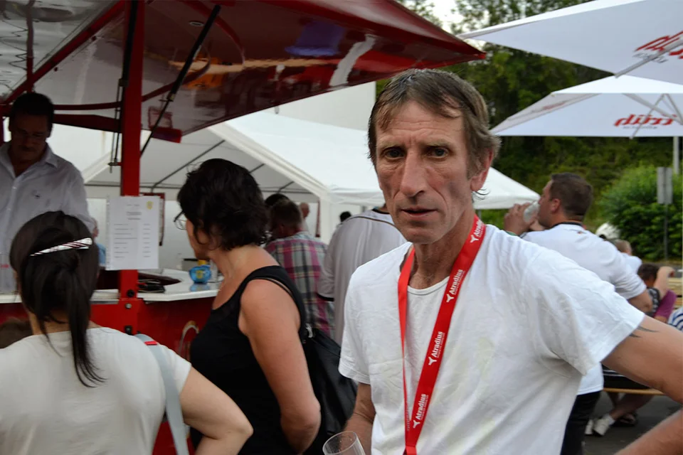 Sichtlich abgekämpft: Alfred Lindemann am Ende eines langen Tages Sichtlich abgekämpft: Alfred Lindemann am Ende eines langen Tages