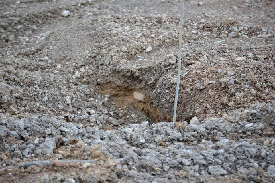 Richtig große Löcher ...