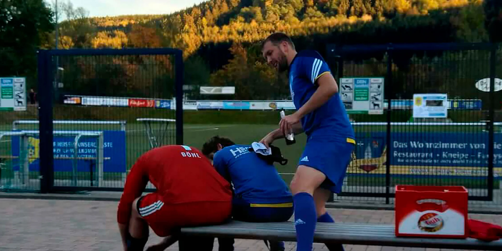 Hängende Köpfe: Unsere Erste Herren waren nach der Niederlage ziemlich geknickt