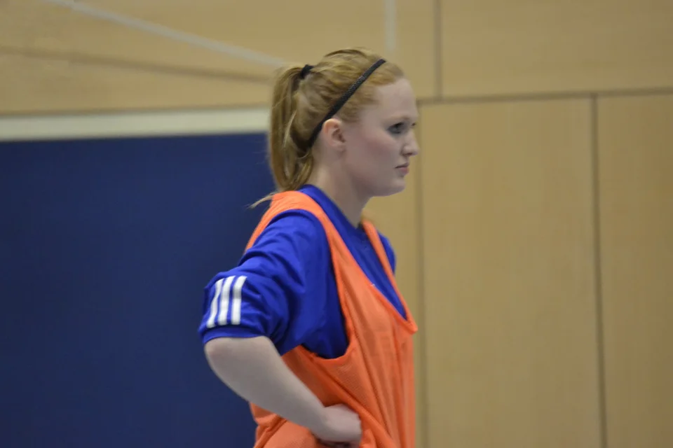 Ronja Bestgen organisierte die Defensive wieder einmal hervorragend Ronja Bestgen organisierte die Defensive wieder einmal hervorragend