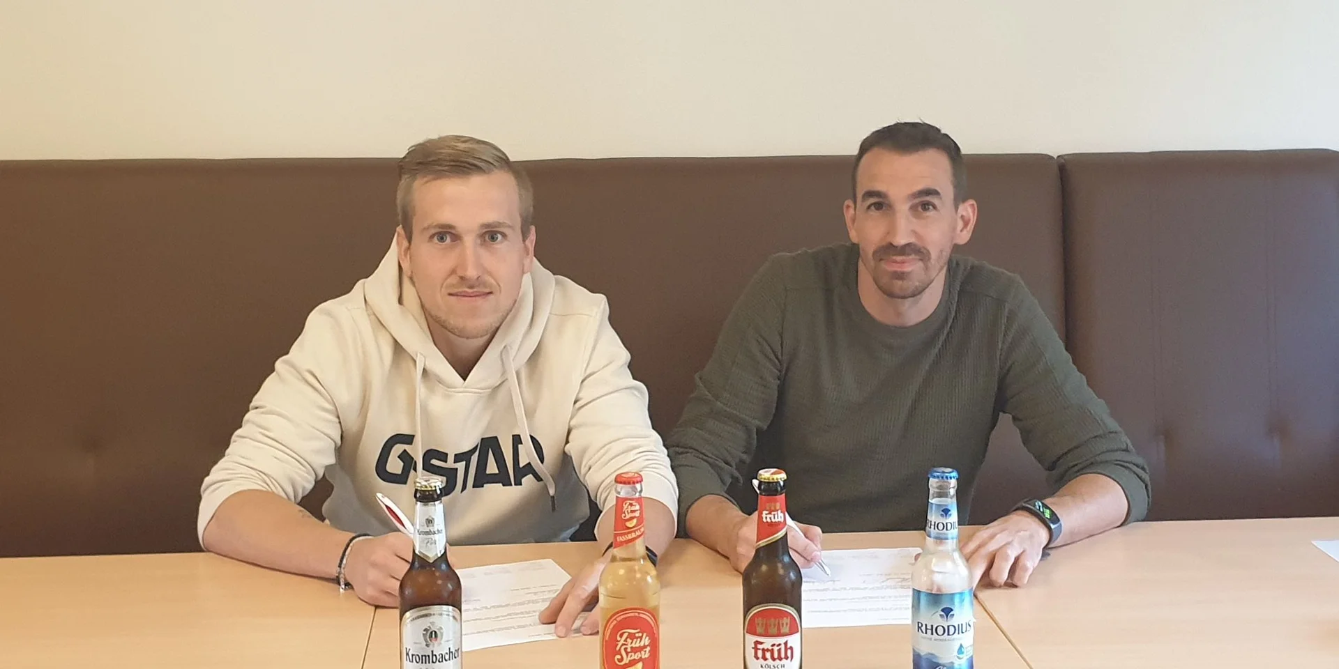 Pierre Achenbach (rechts) und Nils Marschall (links) sind die neuen Trainer der Damen des BSV Viktoria Bielstein