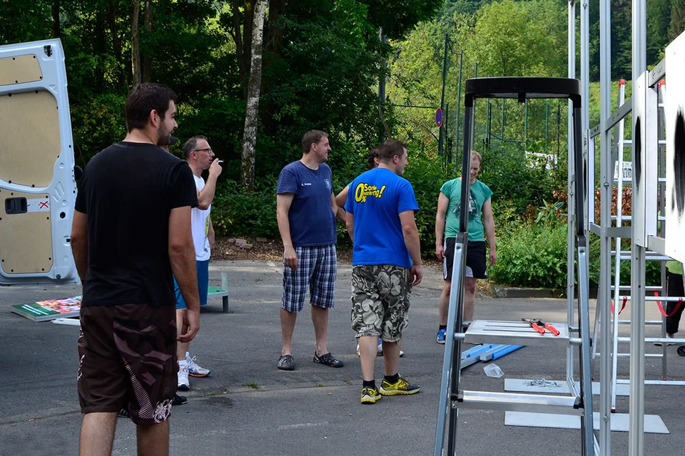 Beeindruckend: 85 Helfer waren ab 8 Uhr vor Ort, um den Verein bei der Organisation zu unterstützen Beeindruckend: 85 Helfer waren ab 8 Uhr vor Ort, um den Verein bei der Organisation zu unterstützen