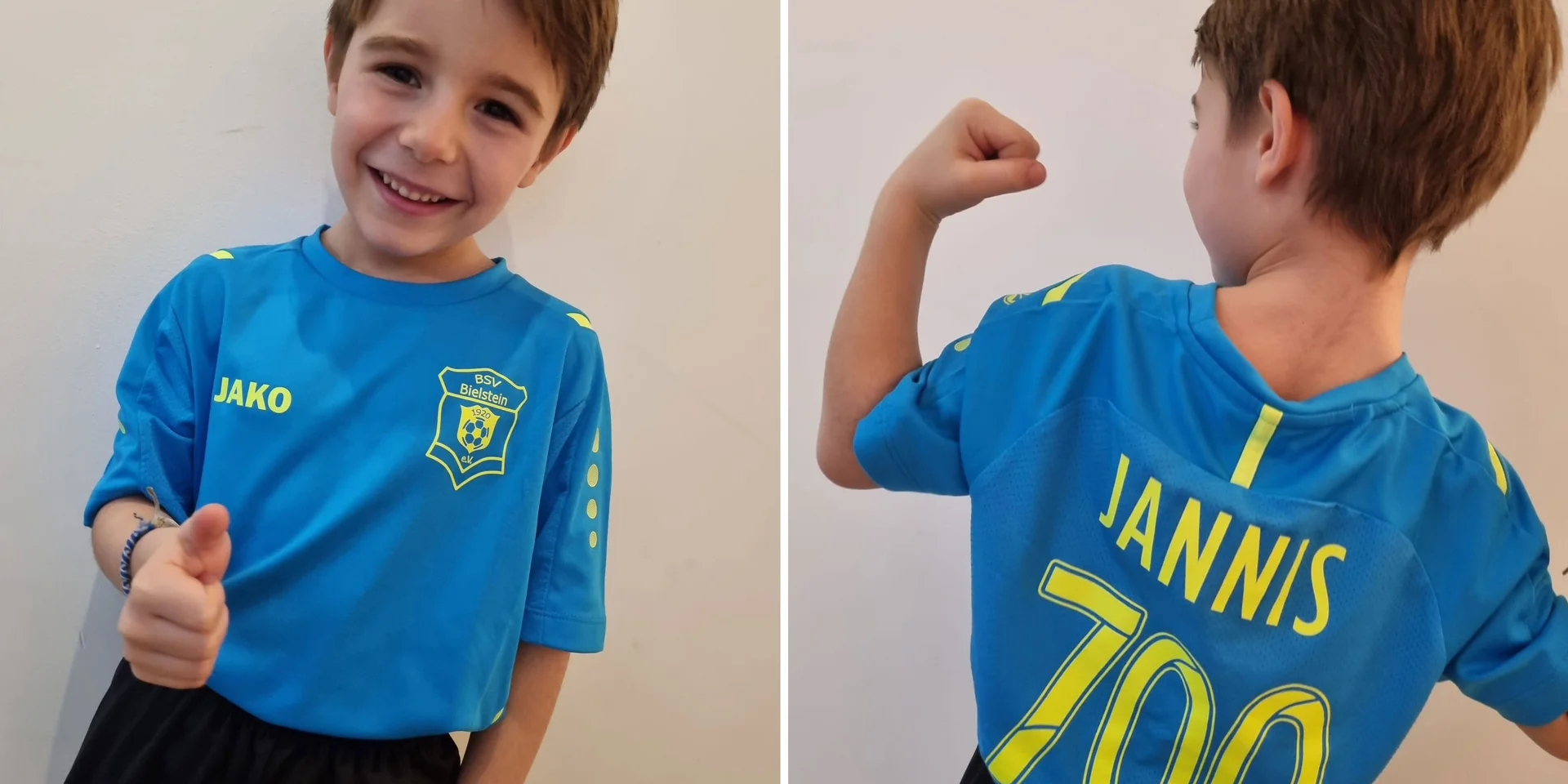 Jannis hat sich über seine Überraschung sehr gefreut