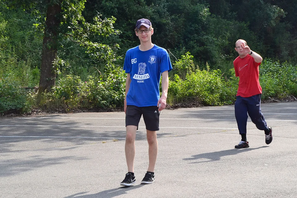 Im Einsatz: Benjamin Gries, einer der Verantwortlichen Im Einsatz: Benjamin Gries, einer der Verantwortlichen