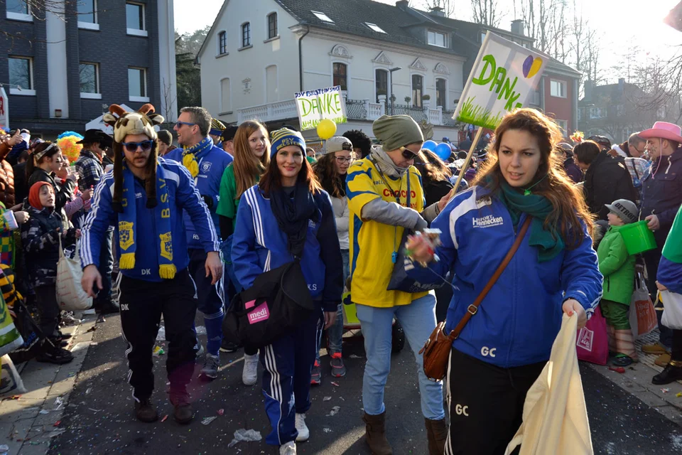 Mit viel Engagement dabei: die Fußgruppe des BSV Bielstein Mit viel Engagement dabei: die Fußgruppe des BSV Bielstein