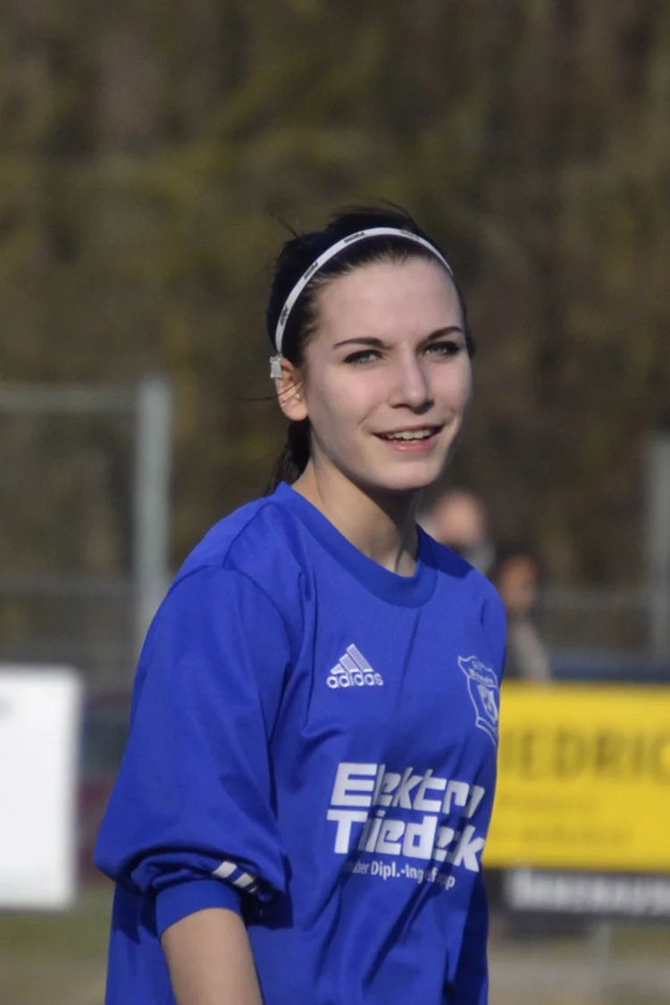 Musste über das Torwarttor schmunzeln: Jenny Musste über das Torwarttor schmunzeln: Jenny