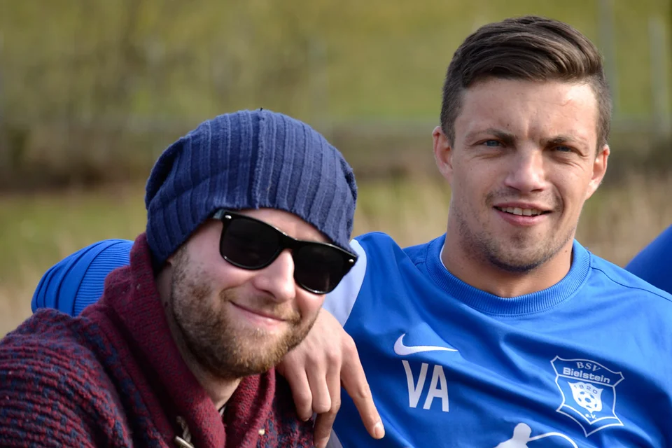 Fast nicht wiedererkannt: Christopher Schrahe ließ sich nach längerer Zeit mal wieder blicken, Viktor Adam freut's Fast nicht wiedererkannt: Christopher Schrahe ließ sich nach längerer Zeit mal wieder blicken, Viktor Adam freut's