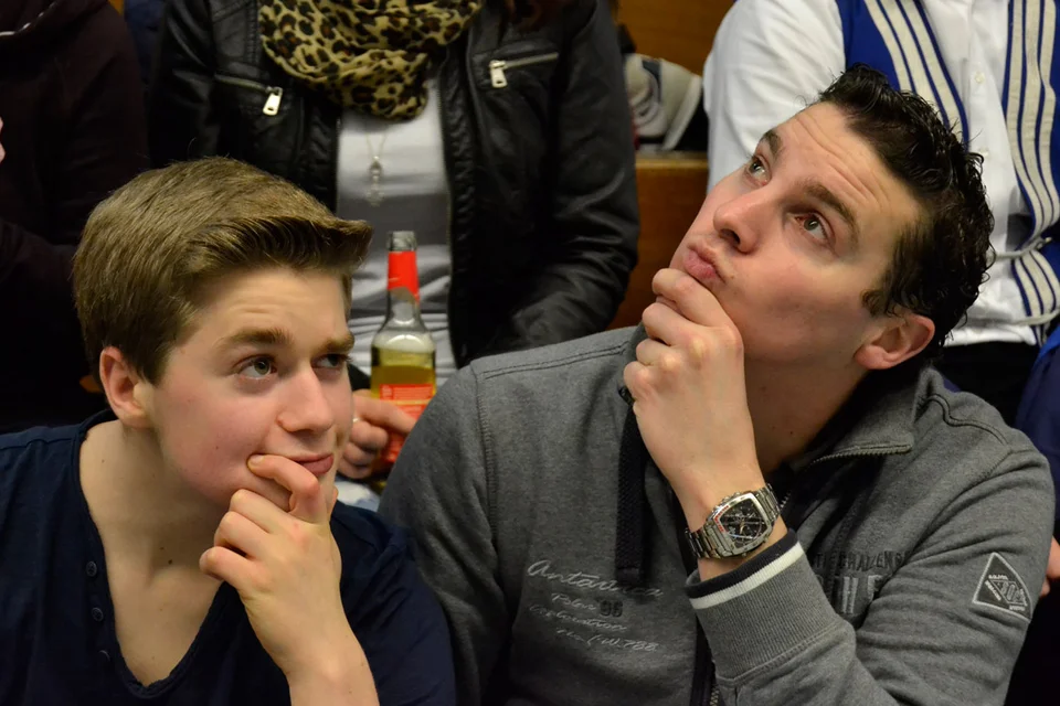 ... sodass es letztlich ein Spaßfoto von beiden wurde ... sodass es letztlich ein Spaßfoto von beiden wurde