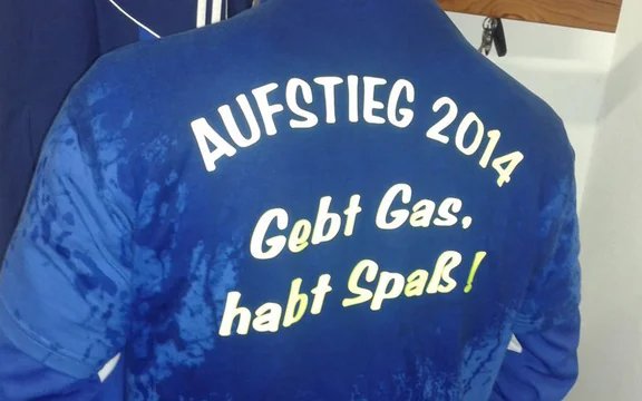 Aufstiegsfeier der Zweiten 2014