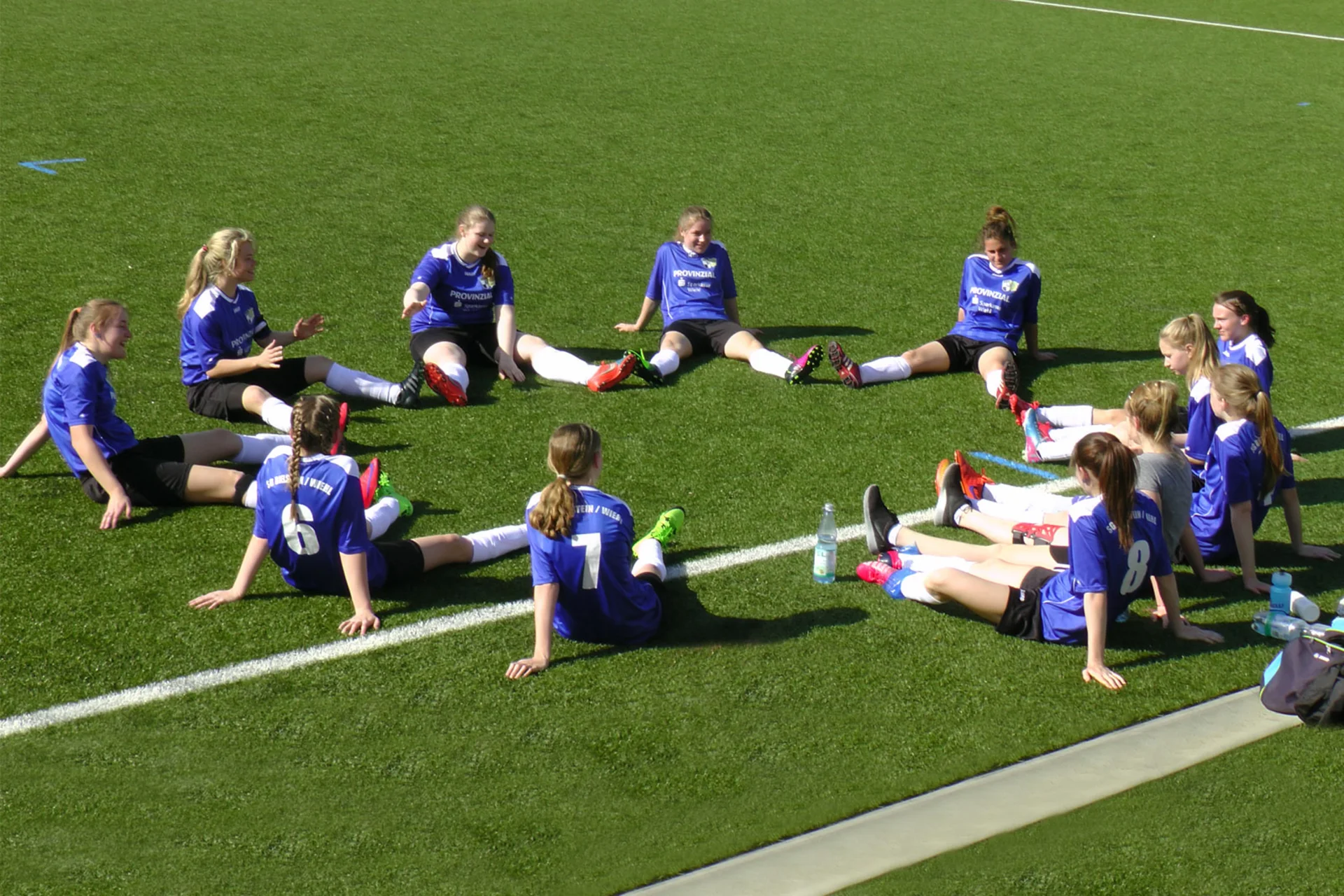 Unsere Mädchen dominierten das Spiel gegen Agathaberg über die gesamten 90 Minuten