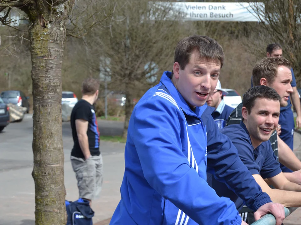 Nicht nur sie dachten, das Spiel sei entschieden: Florian Last und Markus Gehle Nicht nur sie dachten, das Spiel sei entschieden: Florian Last und Markus Gehle