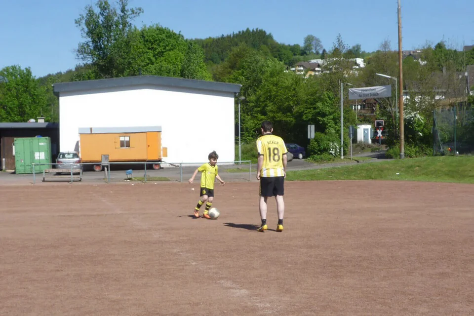 Die Gebrüder trafen sich zu einer letzten Partie „1 gegen 1“