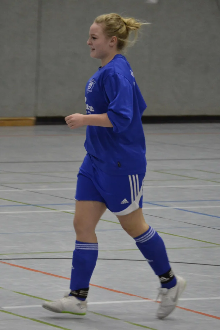 Sarah Kapp freut sich über eines ihrer zahlreichen Tore