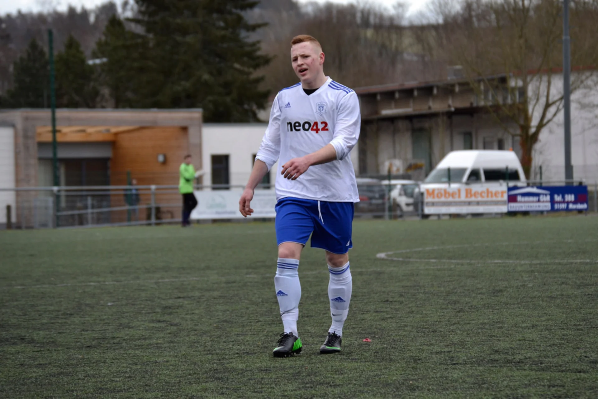 Nach seiner roten Karte im Spiel gegen Hoffnungsthal wurde Thomas Ren für vier Monate gesperrt