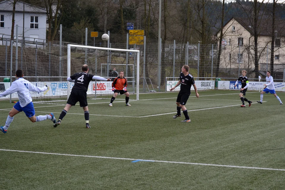 In diesem Fall sichere Beute für den Torwart ... In diesem Fall sichere Beute für den Torwart ...