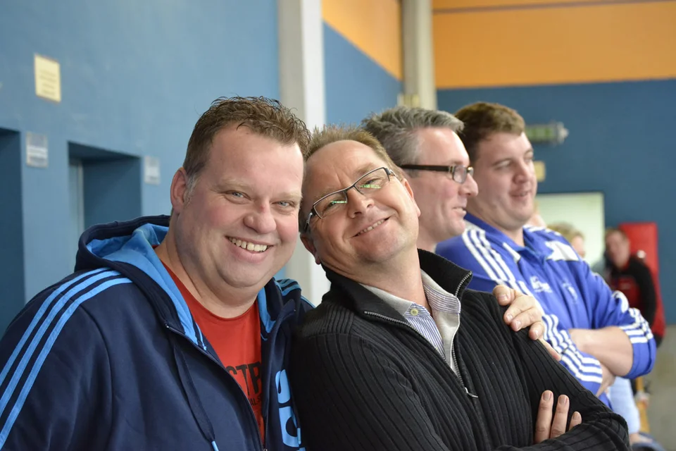 Thomas Tröster und Stefan Kapp waren hocherfreut über die guten Leistungen der Mädchen