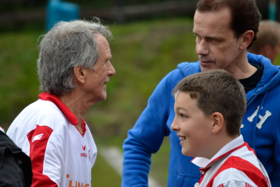 ... was ihm diese mit purem Enthusiasmus dankten