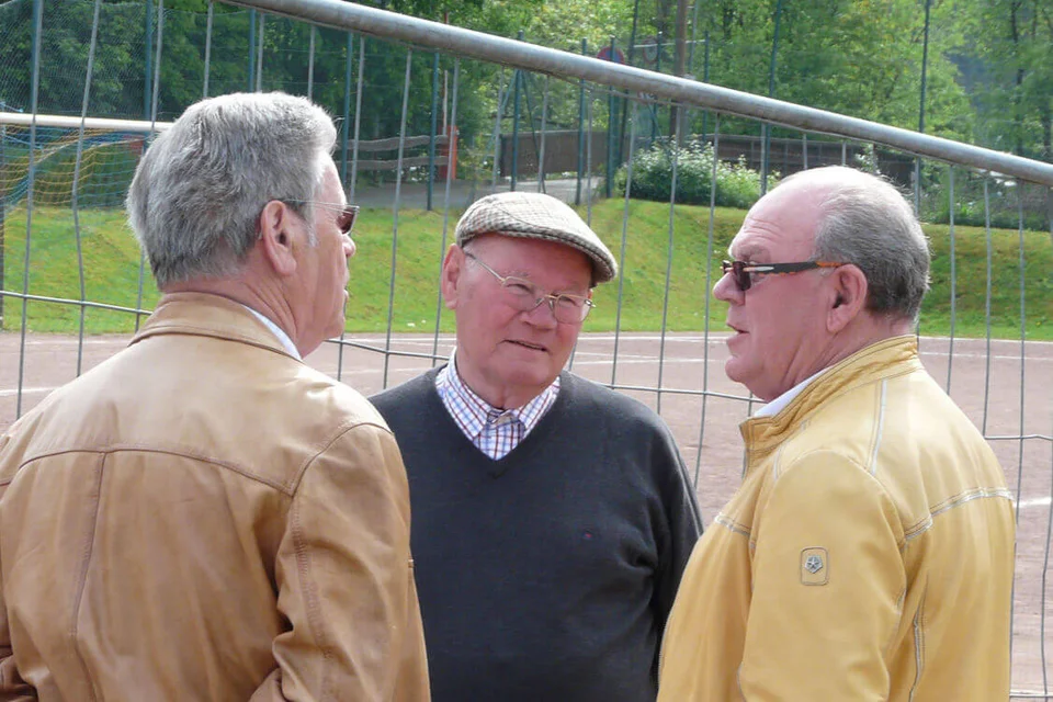 Bester Laune: einige Vertreter aus den Nachbarorten