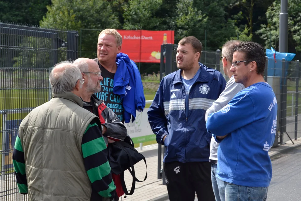 Warteten ungeduldig auf ihren großen Auftritt: die Alten Herren des BSV Bielstein