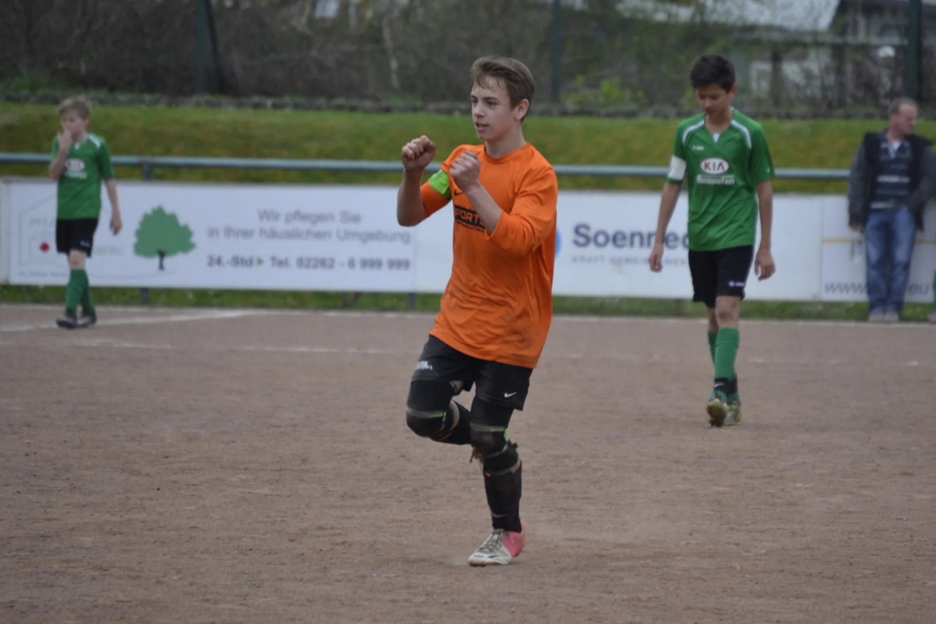 Grund zum Jubeln hatte die U13, die durch einen Sieg gegen Immekeppel ins Pokalfinale einzieht
