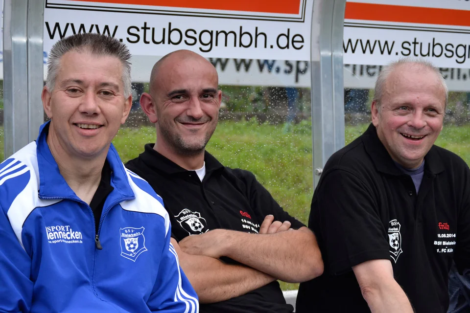 Vermutlich die schönste Niederlage der Karriere: Frank Heerling, Jörg Große und Ede Noreikat hatten ihre Freude am Spielverlauf