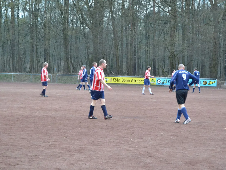 Die Spieler in Erwartung eines Abstoßes